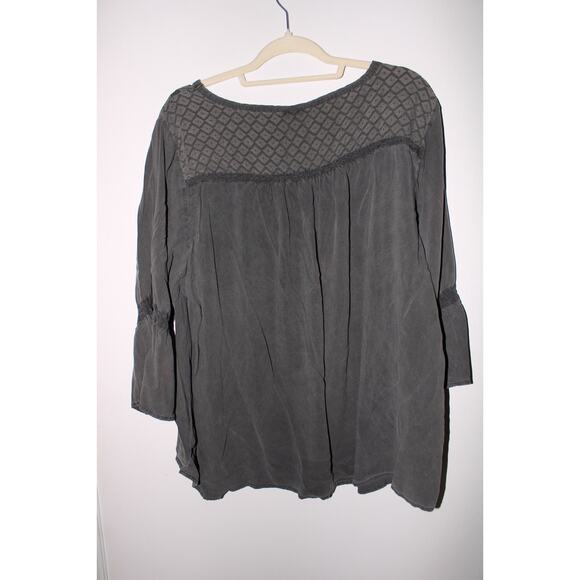 TORRID - Gray Long Sleeve with V neck - Picture 1 of 8